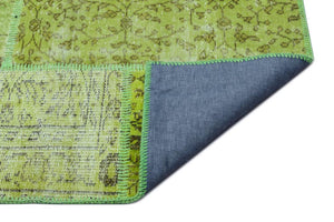 Apex Patchwork Halı Yeşil 26477 160 x 230 cm