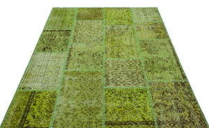 Apex Patchwork Halı Yeşil 26477 160 x 230 cm