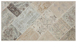 Apex patchwork unique beige 31391 80 x 150 cm