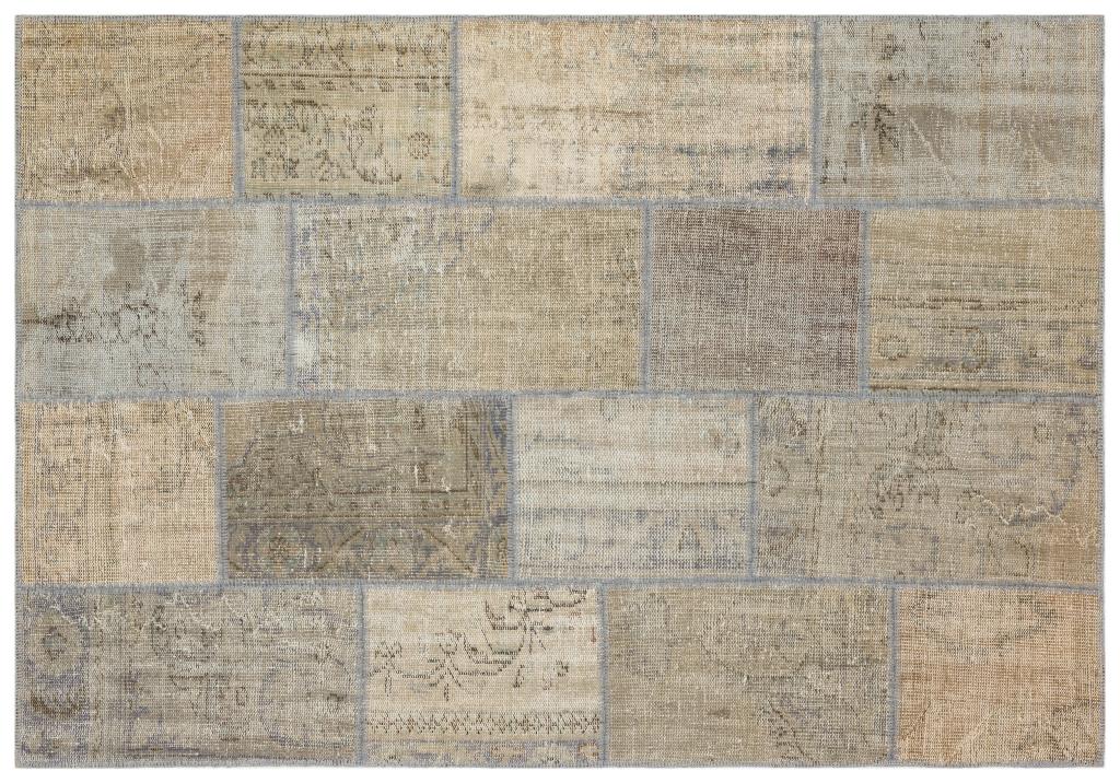 Apex Patchwork Unique Beige 35851 162 x 232 cm