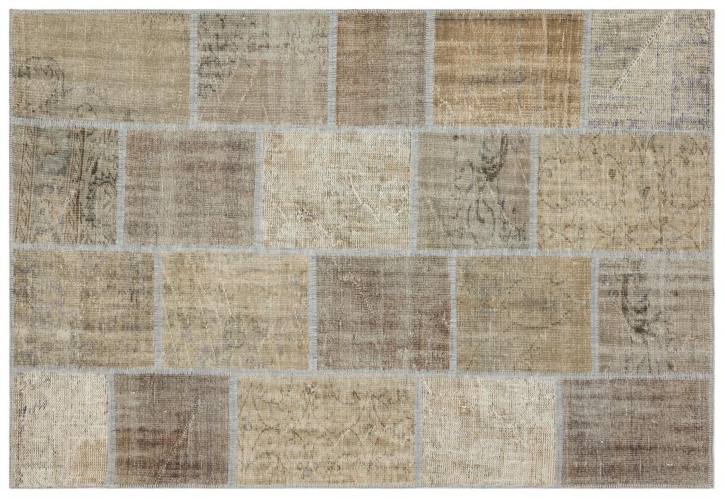 Apex Patchwork Unique Beige 35889 161 x 232 cm