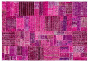 Apex Patchwork Unique Fuşya 34179 159 x 227 cm