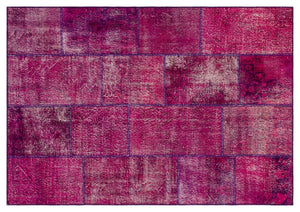 Apex Patchwork Unique Fuchsia 36511 161 x 231 cm