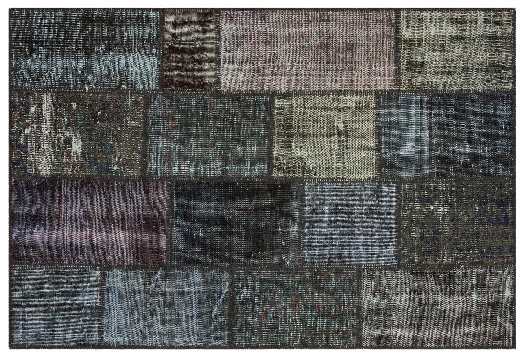 Apex Patchwork Unique Gray 35385 120 x 179 cm