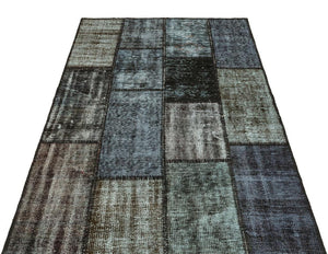 Apex Patchwork Unique Gray 35575 122 x 180 cm