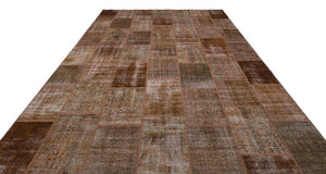 Apex patchwork unique brown 29501 277 x 366 cm