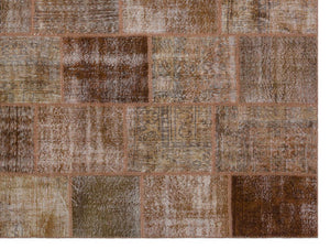 Apex patchwork unique brown 29501 277 x 366 cm