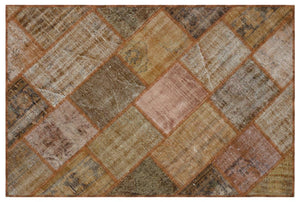 Apex patchwork unique brown 31113 120 x 180 cm