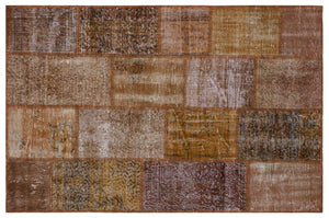 Apex patchwork unique brown 31188 120 x 180 cm