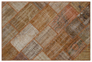 Apex patchwork unique brown 31192 120 x 180 cm