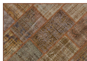 Apex patchwork unique brown 31292 160 x 230 cm