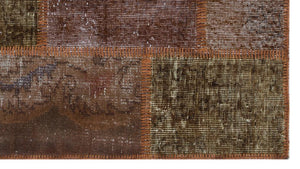Apex Patchwork Unique Kahve 31418 80 x 150 cm