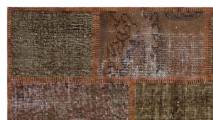 Apex Patchwork Unique Kahve 31418 80 x 150 cm