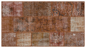 Apex patchwork unique brown 31423 80 x 150 cm