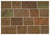 Apex patchwork unique brown 33941 160 x 230 cm