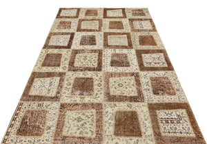 Apex Patchwork Unique Brown 35446 161 x 240 cm