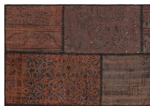 Apex Patchwork Unique Kahve 35459 161 x 231 cm