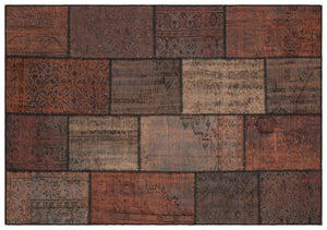 Apex Patchwork Unique Kahve 35459 161 x 231 cm