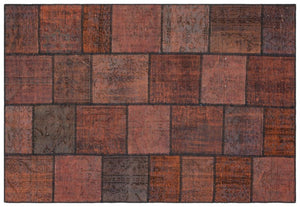 Apex Patchwork Unique Brown 35856 161 x 232 cm