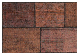 Apex patchwork unique brown 35884 159 x 232 cm