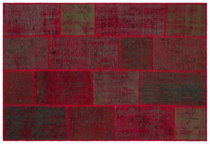 Apex Patchwork Unique Red 33142 120 x 180 cm