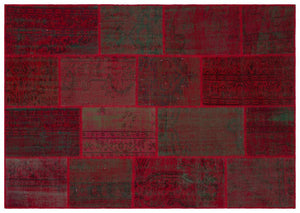 Apex Patchwork Unique Red 33276 160 x 230 cm