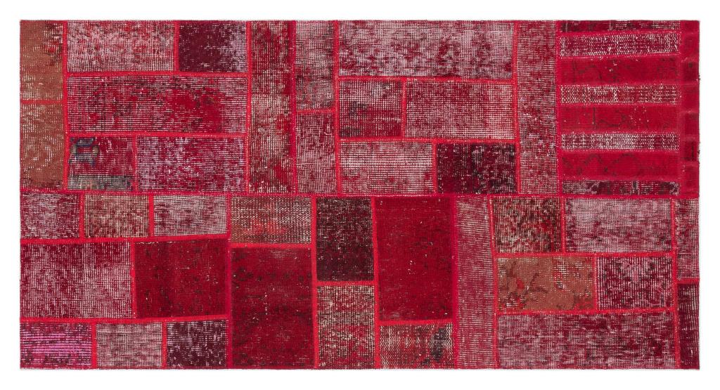 Apex patchwork unique red 33845 79 x 153 cm