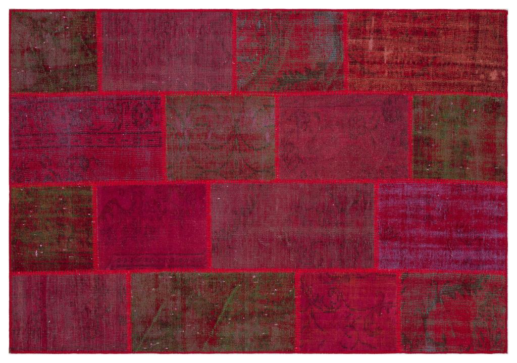 Apex patchwork unique red 33912 160 x 230 cm