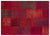 Apex patchwork unique red 33925 160 x 230 cm