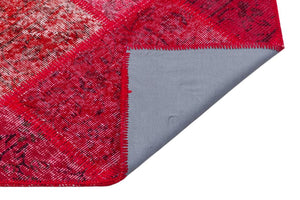 Apex Patchwork Unique Red 34128 122 x 184 cm