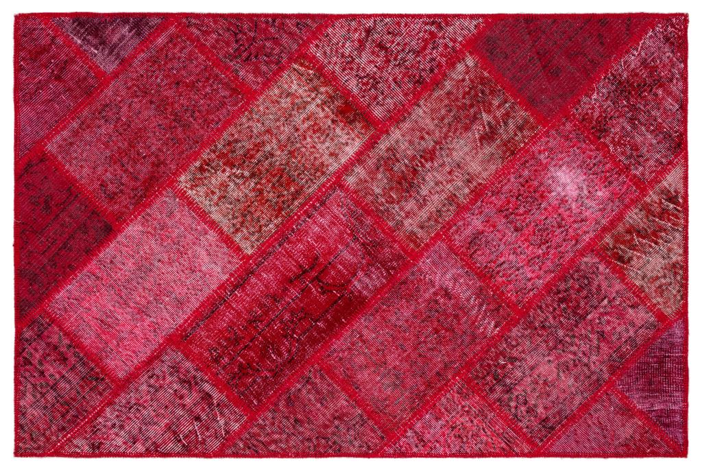 Apex Patchwork Unique Red 34128 122 x 184 cm