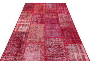 Apex Patchwork Unique Red 35835 161 x 229 cm