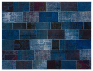 Apex Patchwork Unique Blue 20253 270 x 364 cm