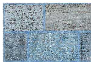 Apex Patchwork Unique Blue 31154 120 x 180 cm