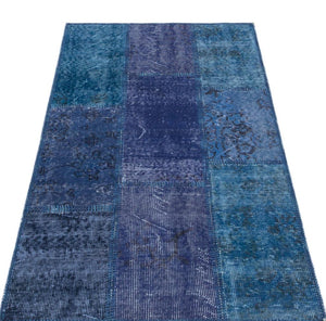 Apex Patchwork Unique Blue 31431 80 x 150 cm