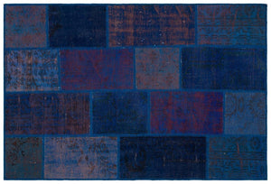 Apex Patchwork Unique Mavi 33131 120 x 180 cm