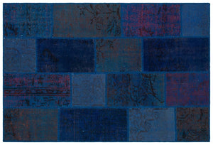 Apex Patchwork Unique Blue 33133 120 x 180 cm