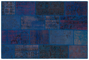 Apex Patchwork Unique Blue 33138 120 x 180 cm