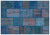Apex Patchwork Unique Blue 35450 162 x 231 cm