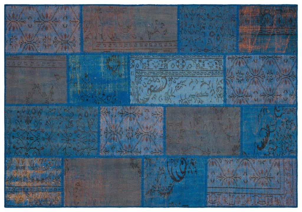 Apex Patchwork Unique Mavi 35474 162 x 232 cm