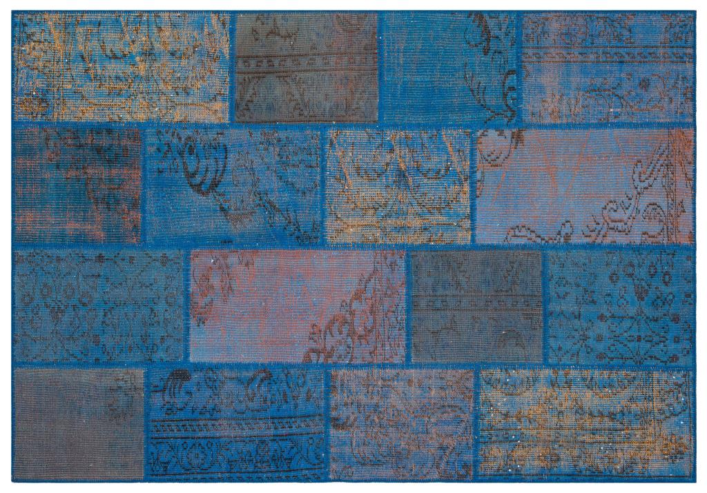 Apex Patchwork Unique Blue 35821 162 x 234 cm