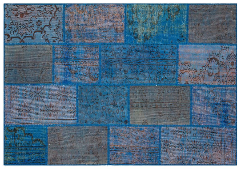 Apex Patchwork Unique Mavi 35871 162 x 231 cm