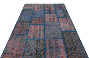 Apex Patchwork Unique Blue 35892 162 x 231 cm