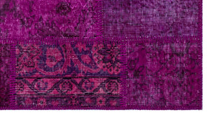 Apex Patchwork Unique Mor 25946 80 x 150 cm