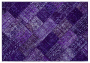 Apex Patchwork Unique Purple 26292 160 x 230 cm