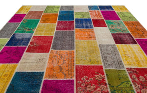 Apex Patchwork Unique Multi Naturel 20211 306 x 366 cm
