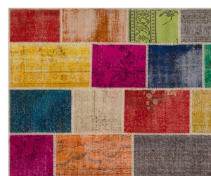 Apex Patchwork Unique Multi Naturel 20211 306 x 366 cm