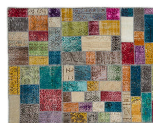 Apex Patchwork Unique Multi Naturel 20300 242 x 298 cm