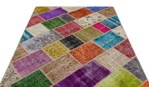Apex Patchwork Unique Multi Naturel 21009 163 x 228 cm