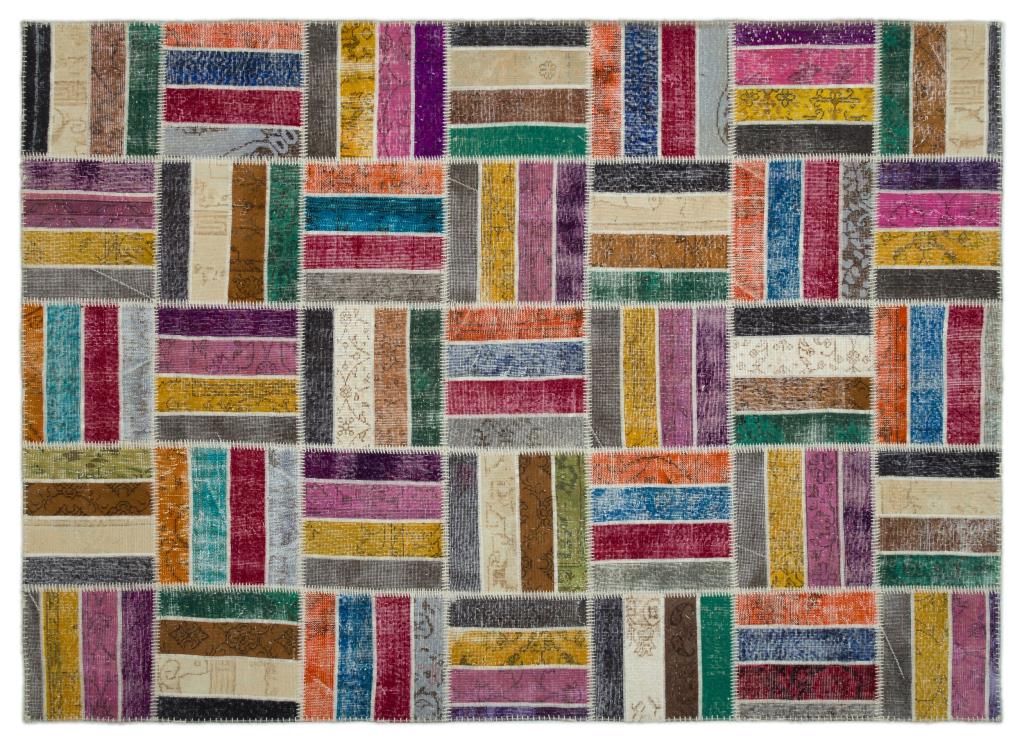 Apex Patchwork Unique Multi Naturel 21053 203 x 283 cm